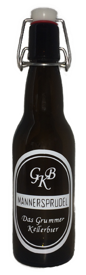 Männersprudelflasche